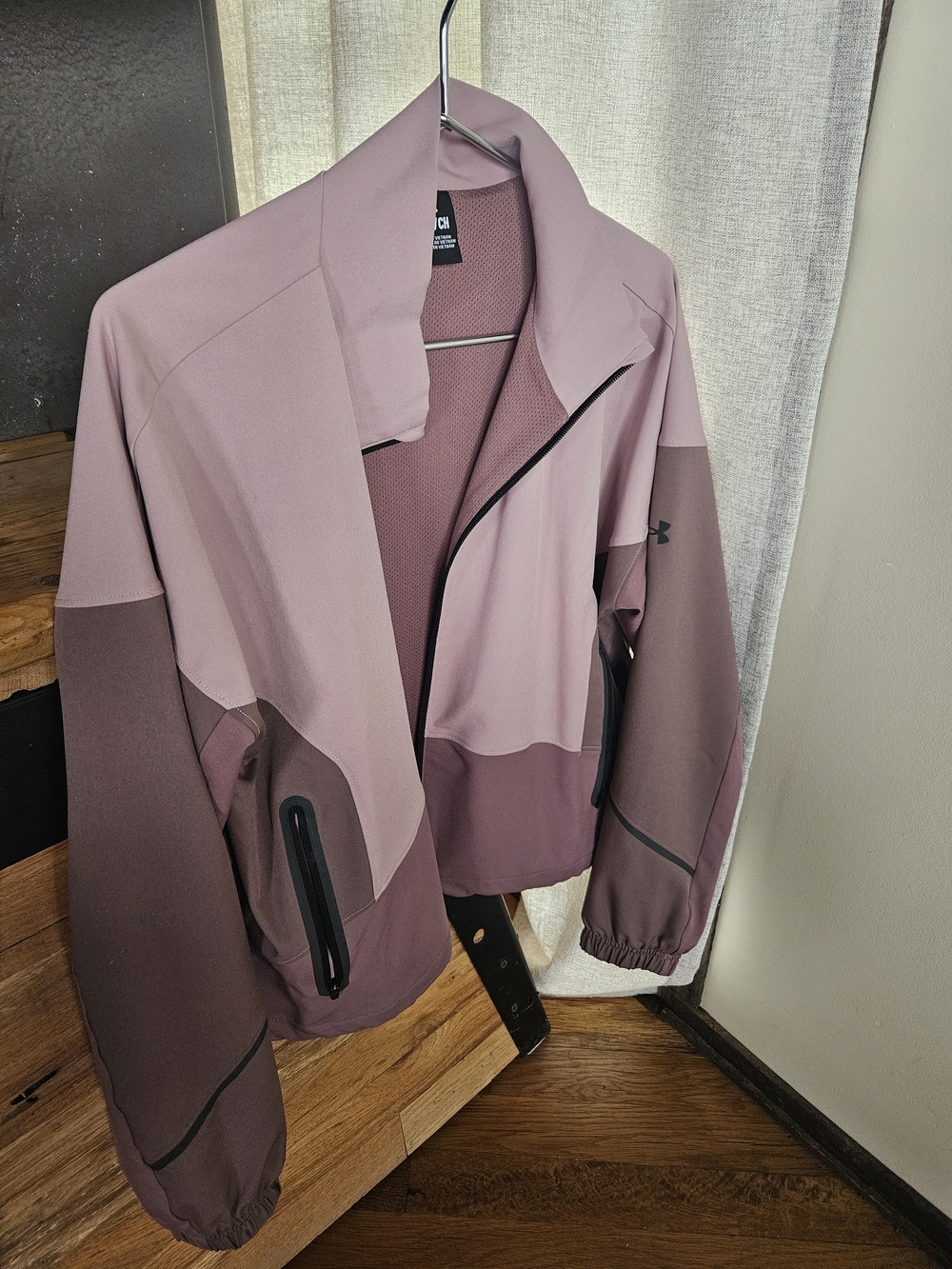 Under Armour Women's Two-Tone Mauve Performance Jacket